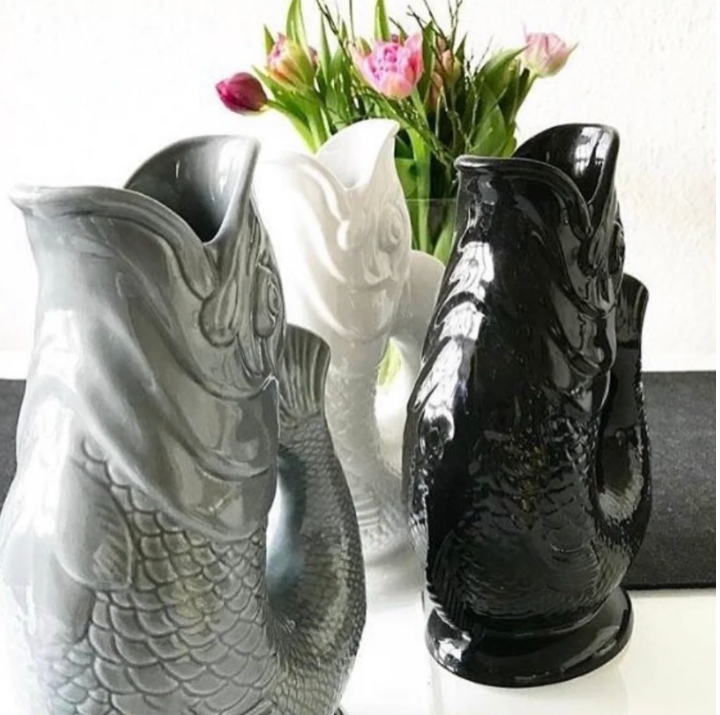 Dark Grey Lustre Original Gluggle Jug