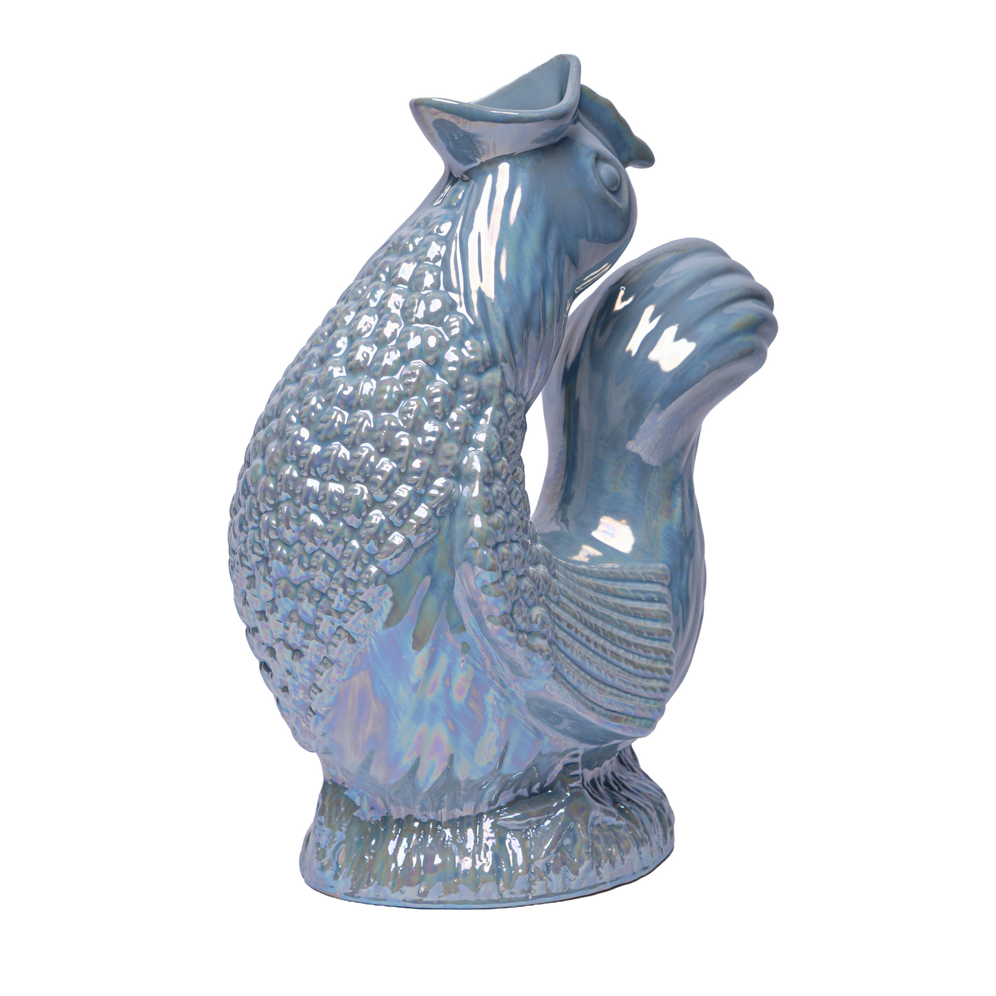 NEW! The Original Cluckle Jug Pale Blue Lustre