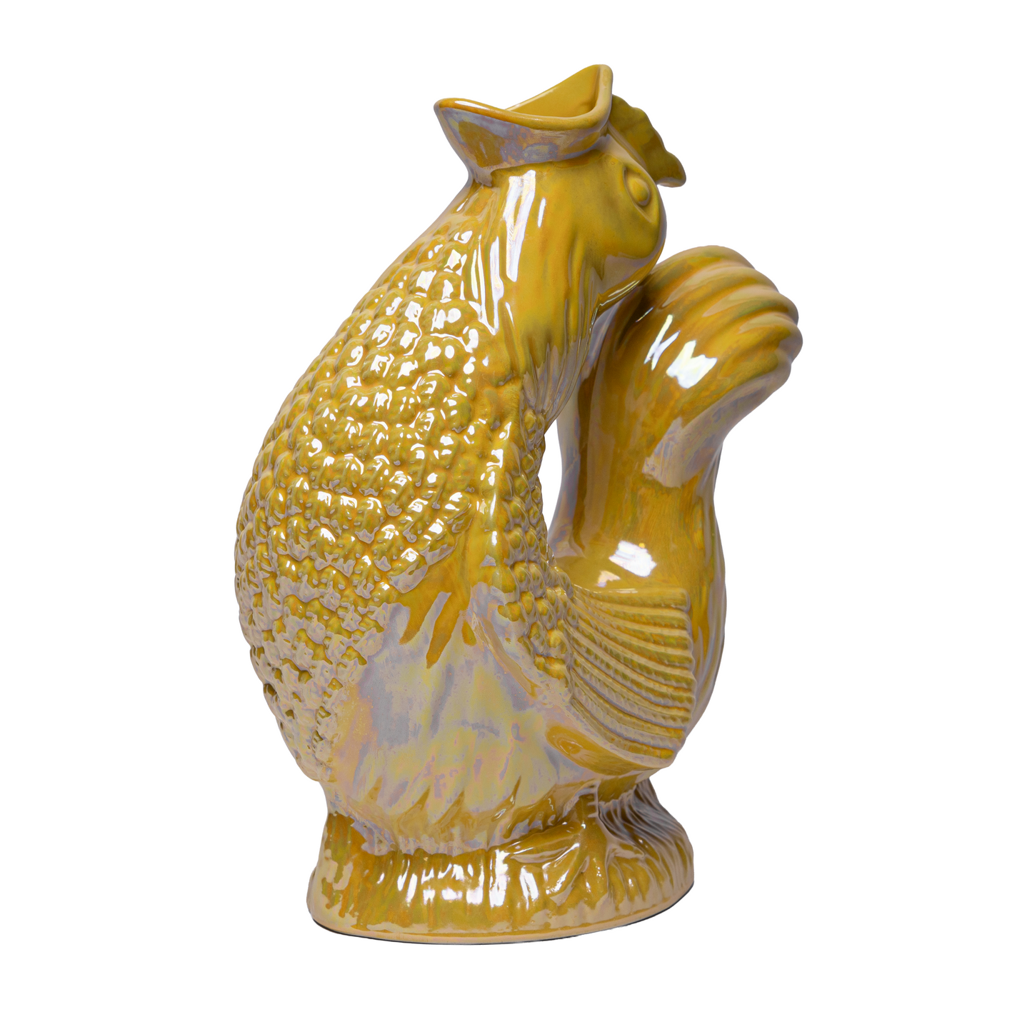 NEW! The Original Cluckle Jug Yellow Lustre