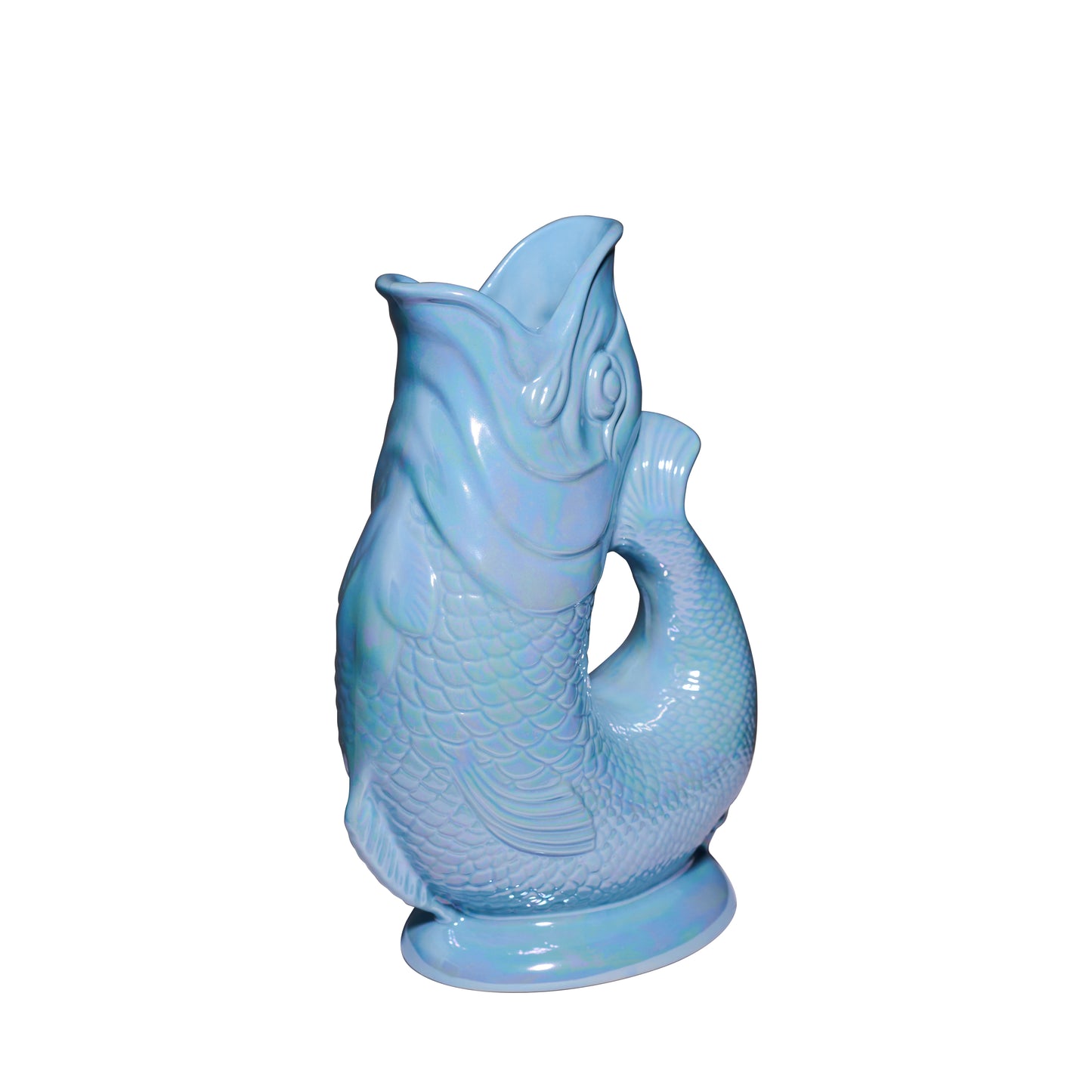 Pale Blue Lustre Original Gluggle Jug