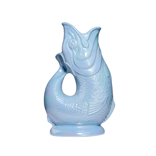 Pale Blue Lustre Original Gluggle Jug