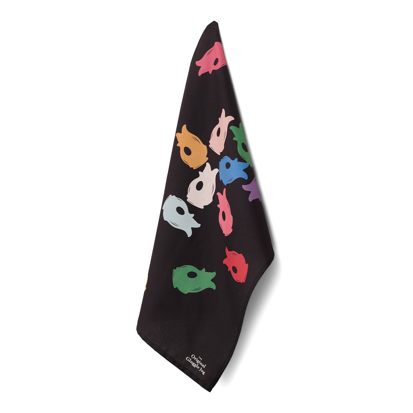 Flying Gluggles Black Tea Towel