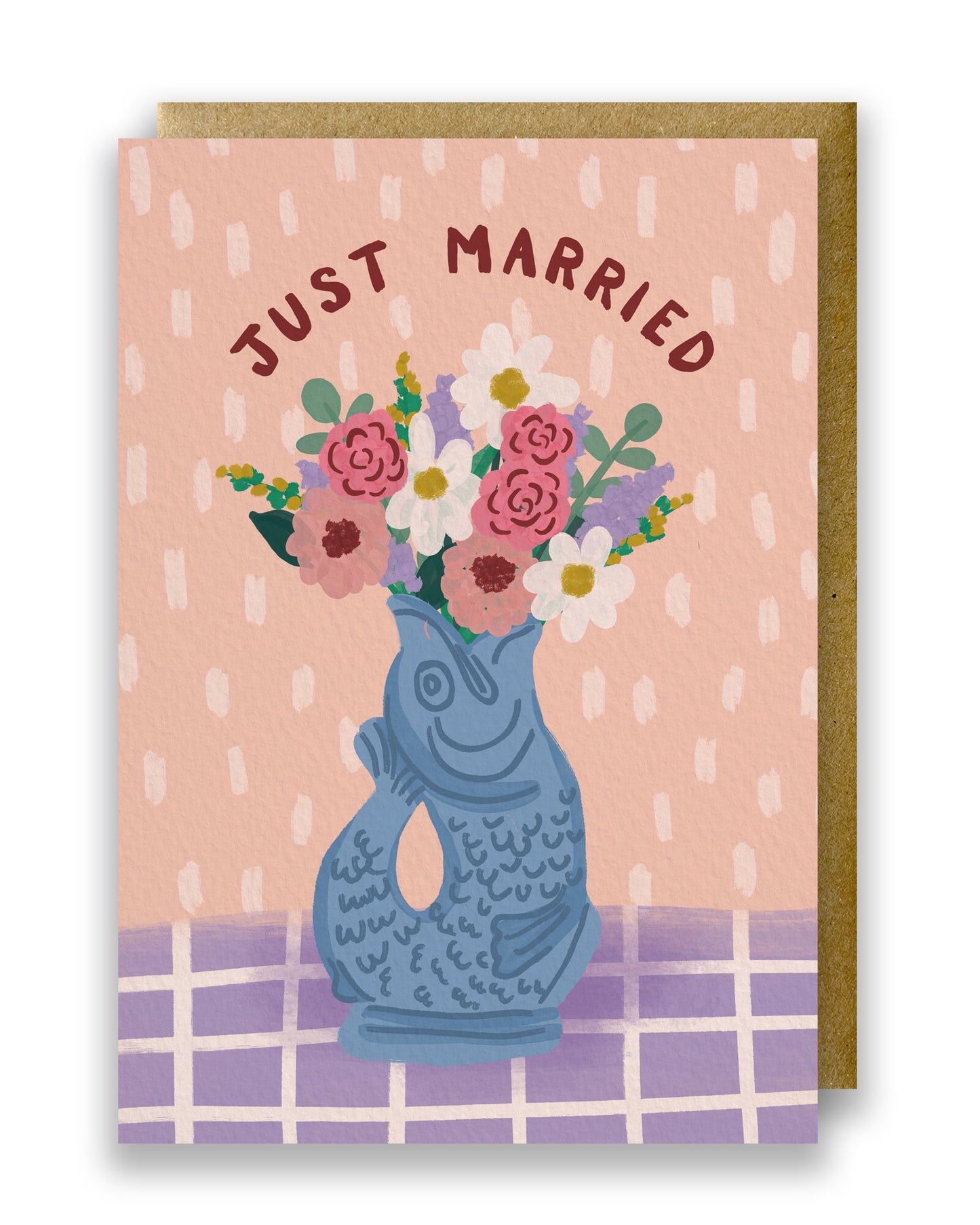 Just Married Greeting Card