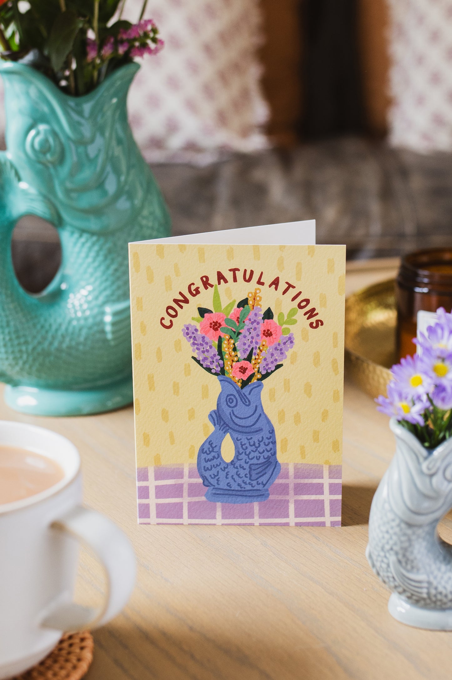 Gluggle Jug Greeting Card Congratulations