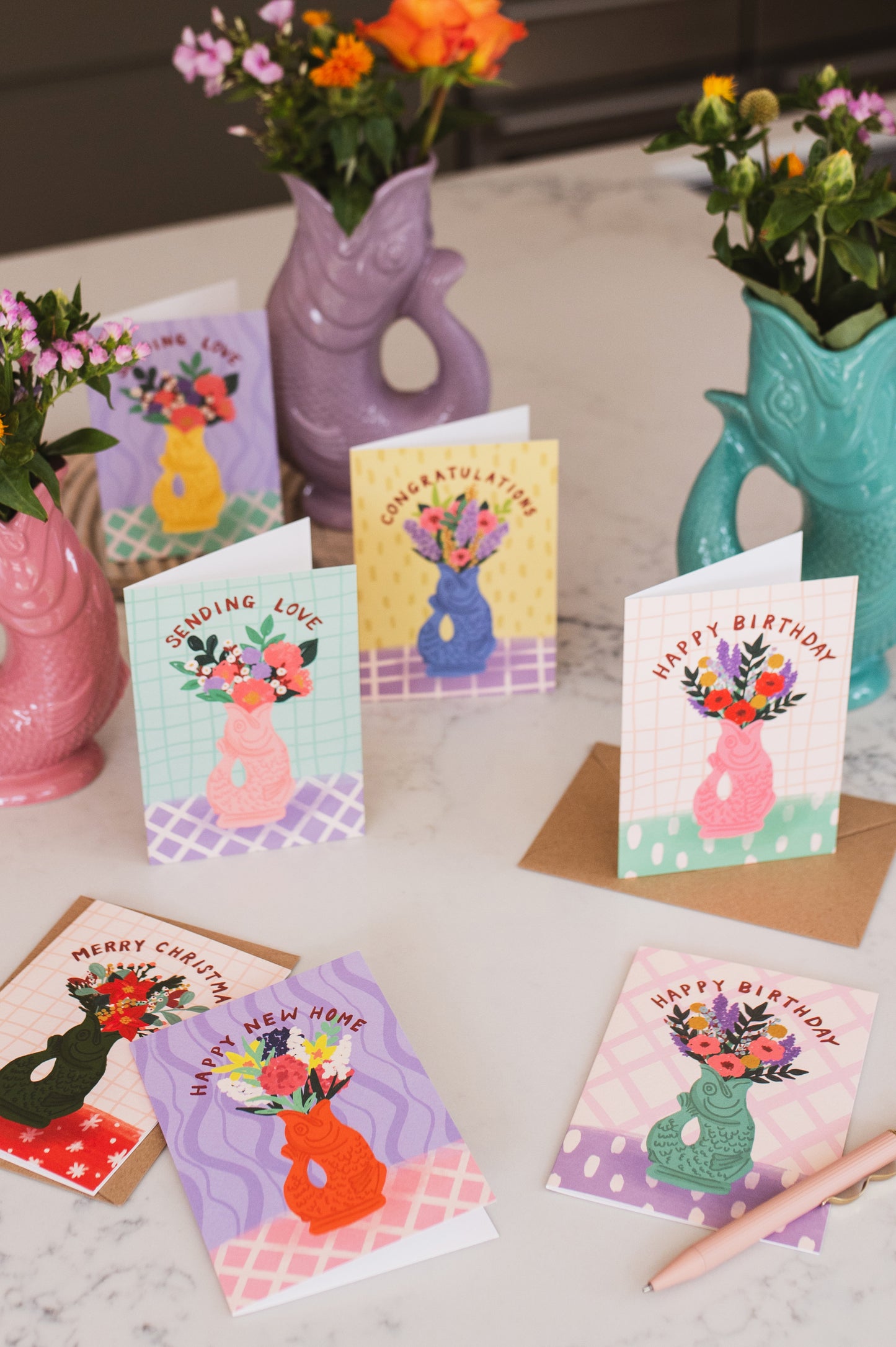 Just Married Greeting Card