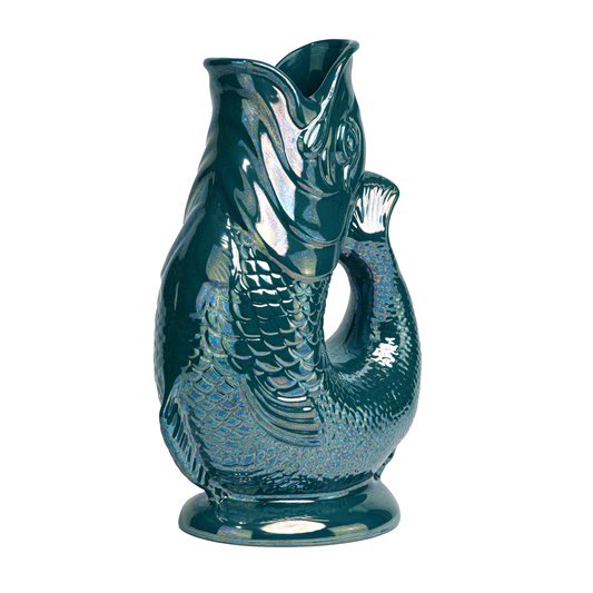 NEW! Teal Lustre Original Gluggle Jug