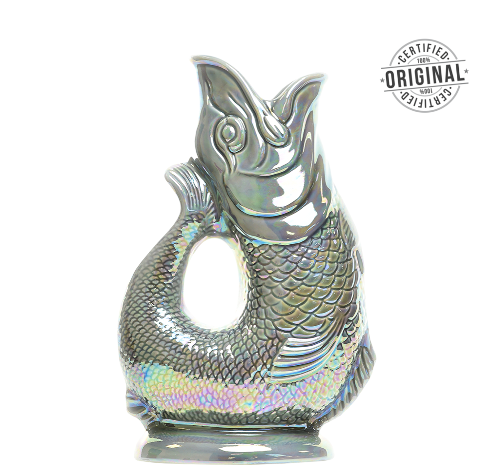 Dark Grey Lustre Original Gluggle Jug
