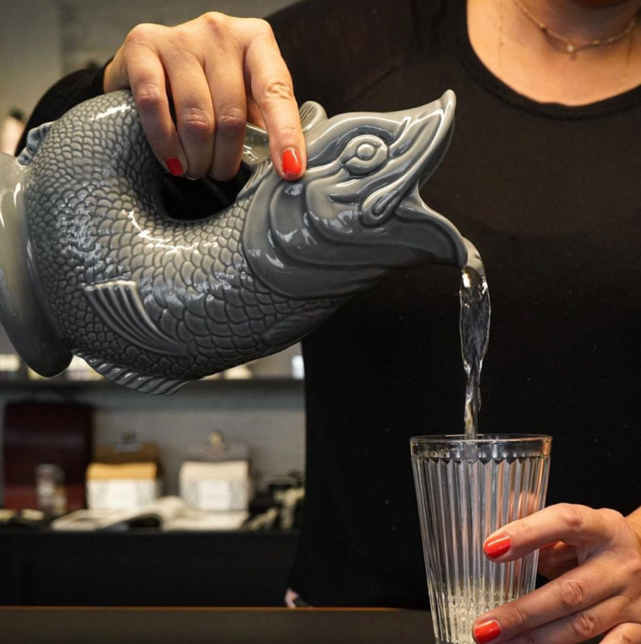 Dark Grey Original Gluggle Jug