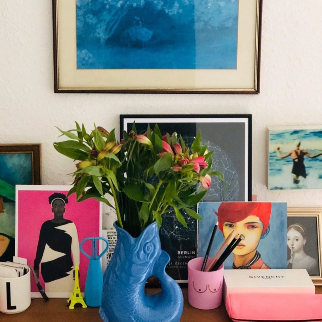 Sea Blue Original Gluggle Jug