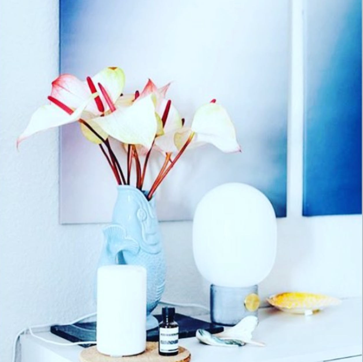 Pale Blue Original Gluggle Jug