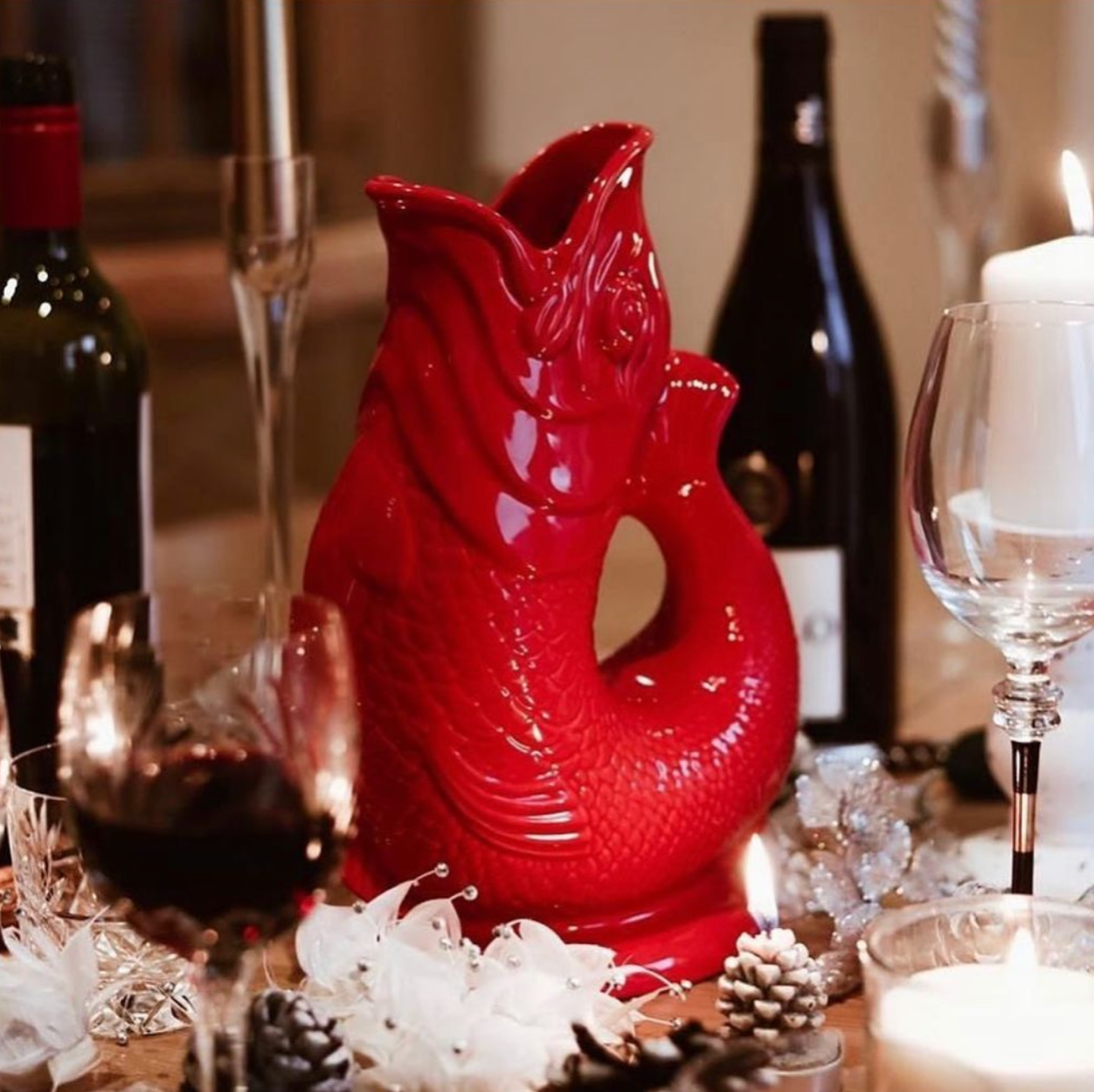 Red Original Gluggle Jug