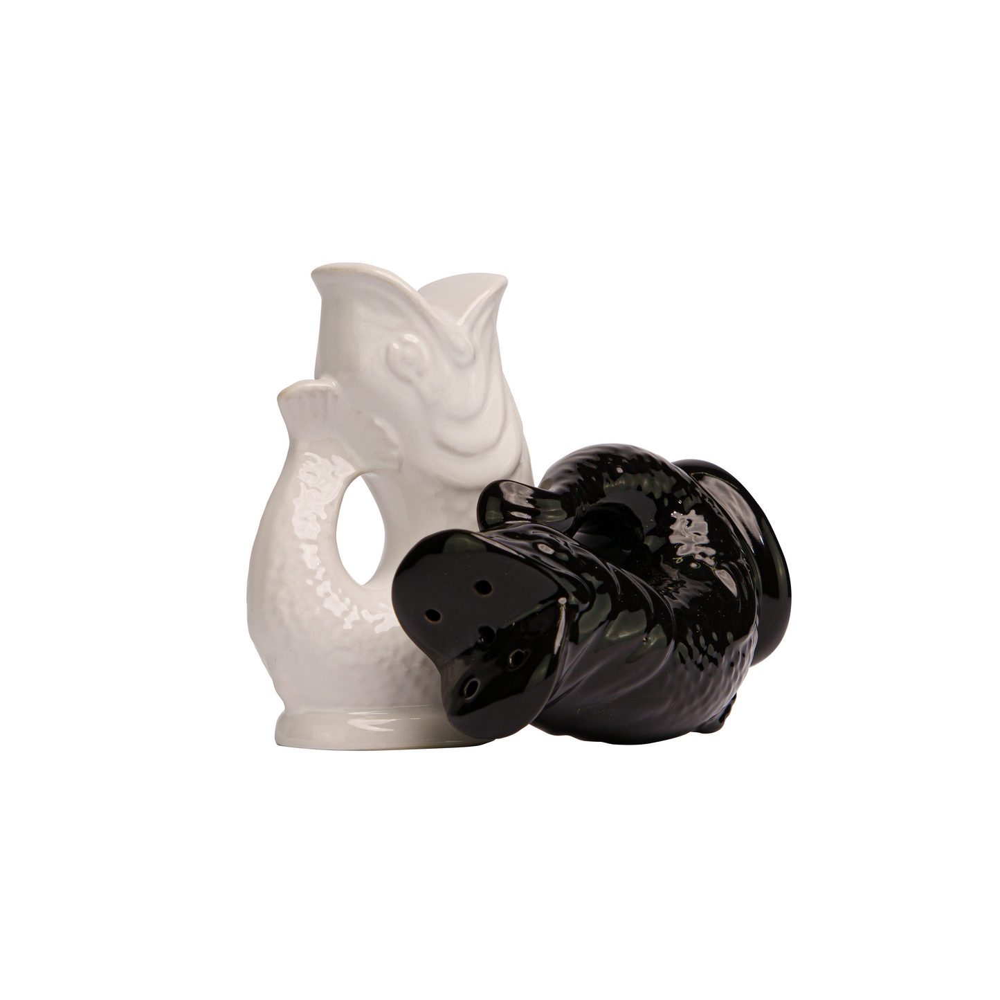 NEW! - Gluggle Salt & Pepper Set - Black and White