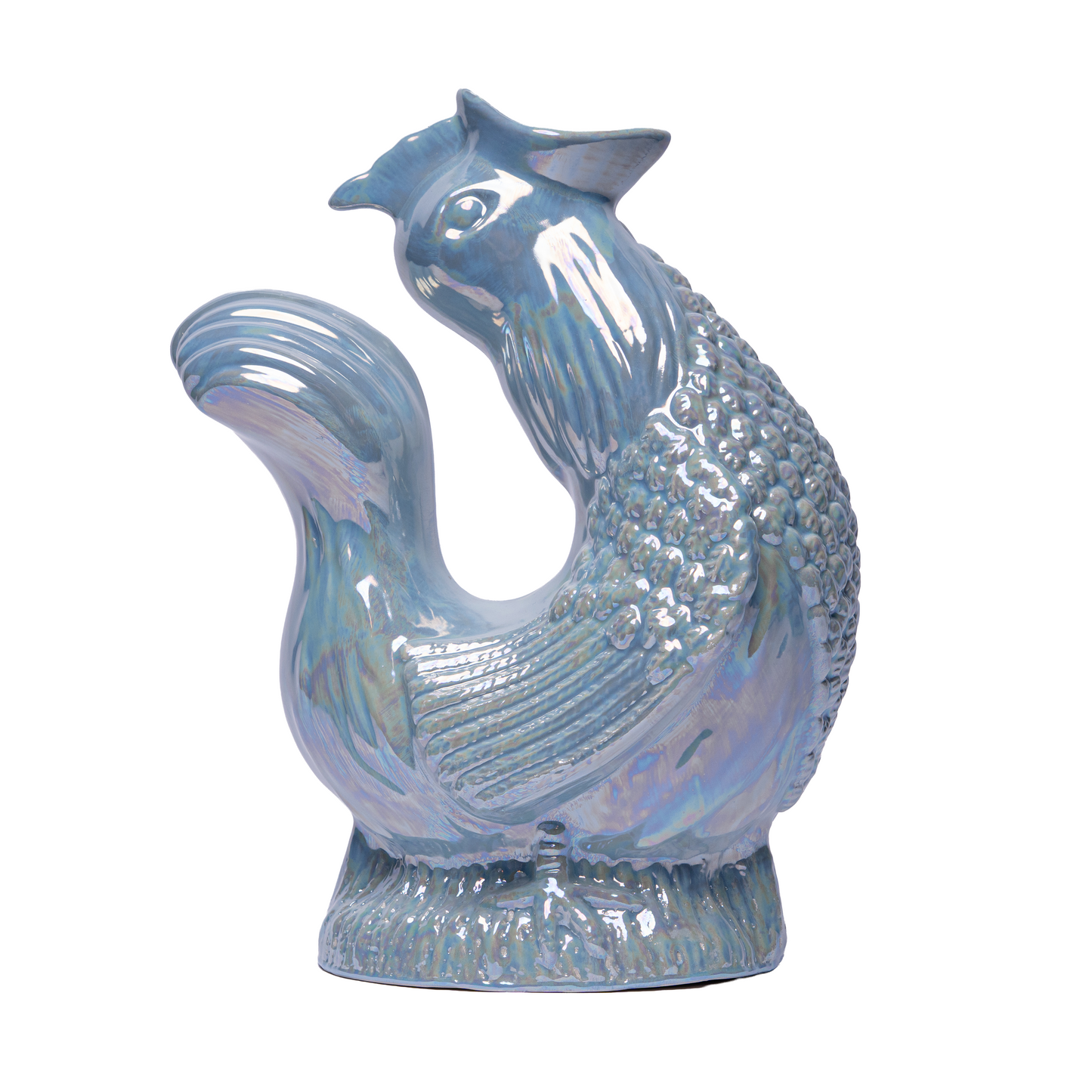 NEW! The Original Cluckle Jug Pale Blue Lustre