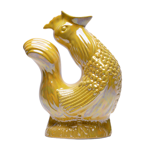 NEW! The Original Cluckle Jug Yellow Lustre