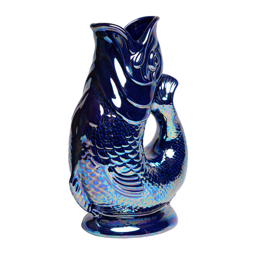 Cobalt Blue Lustre Original Gluggle Jug