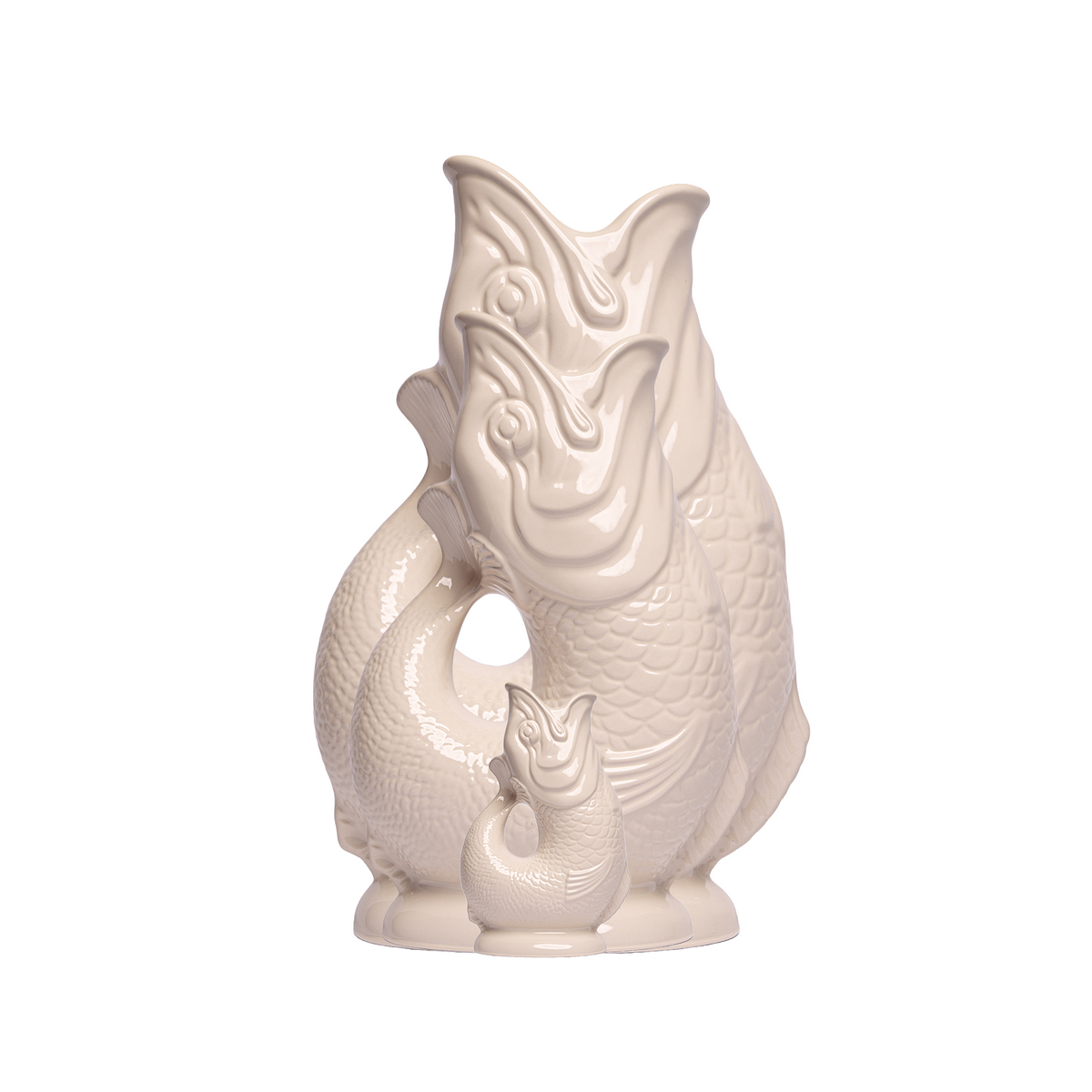 NEW! Cream Original Gluggle Jug