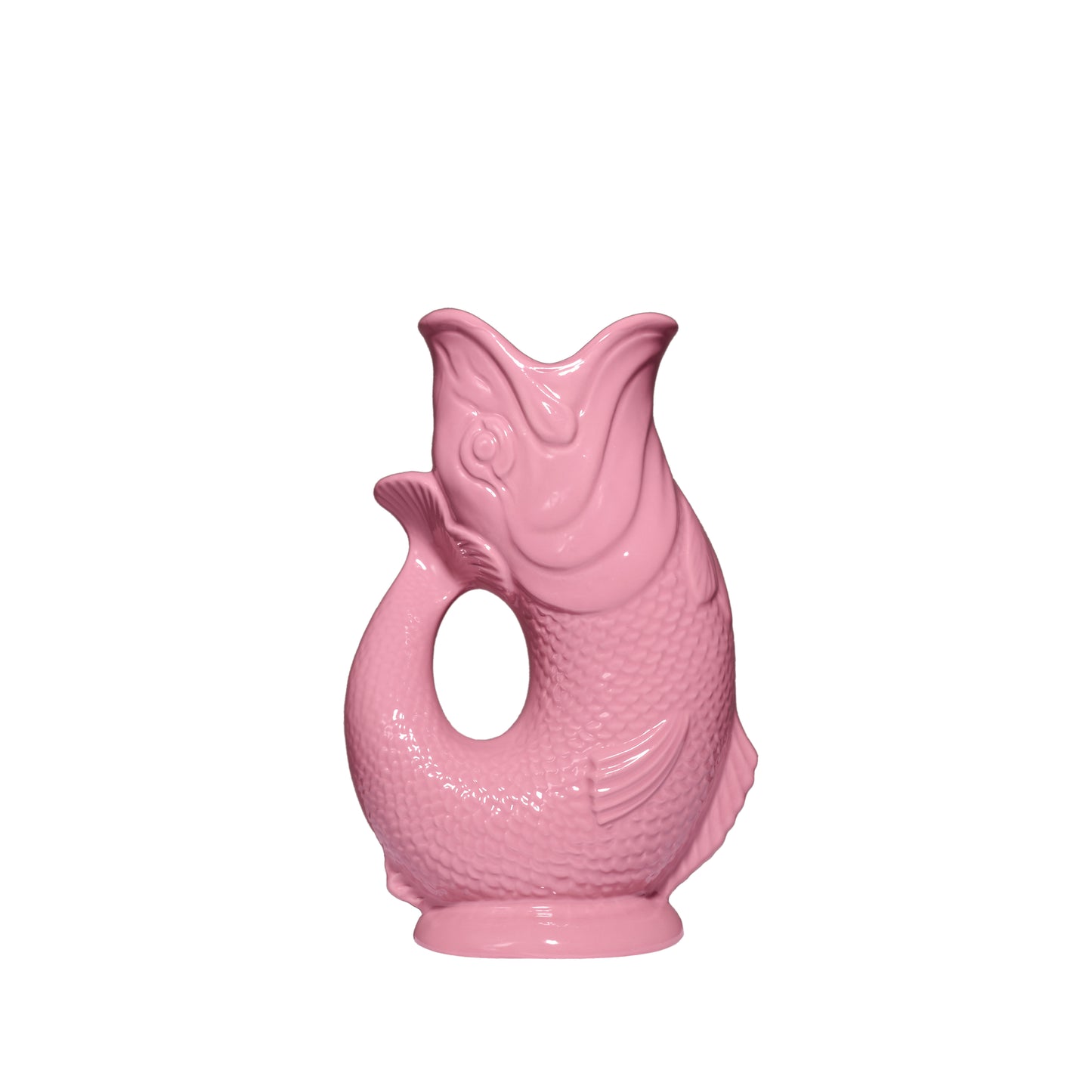 Pink Original Gluggle Jug pitcher fish vase