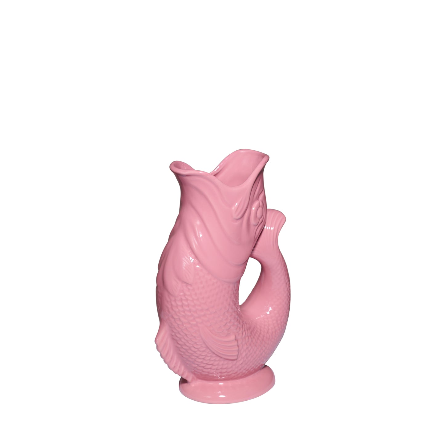 Pink Original Gluggle Jug pitcher fish vase