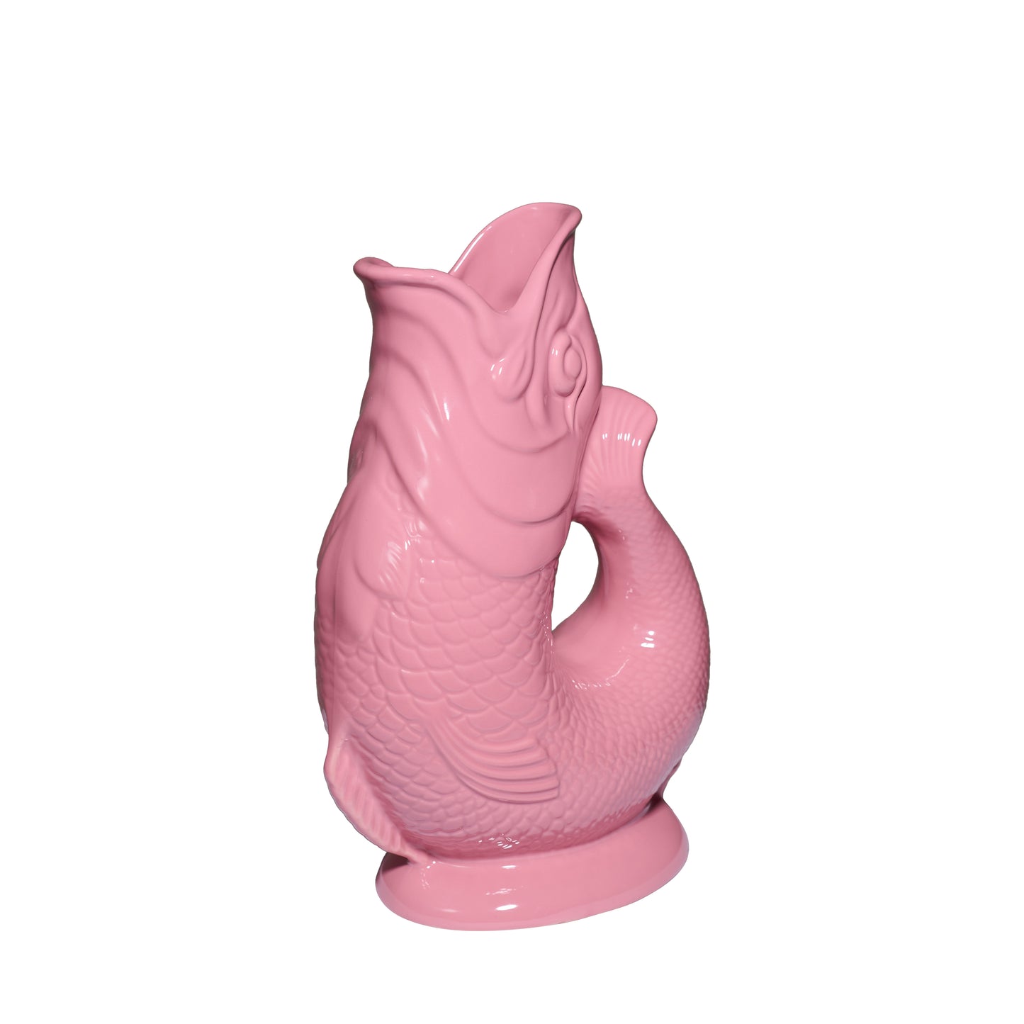 Pink Original Gluggle Jug pitcher fish vase