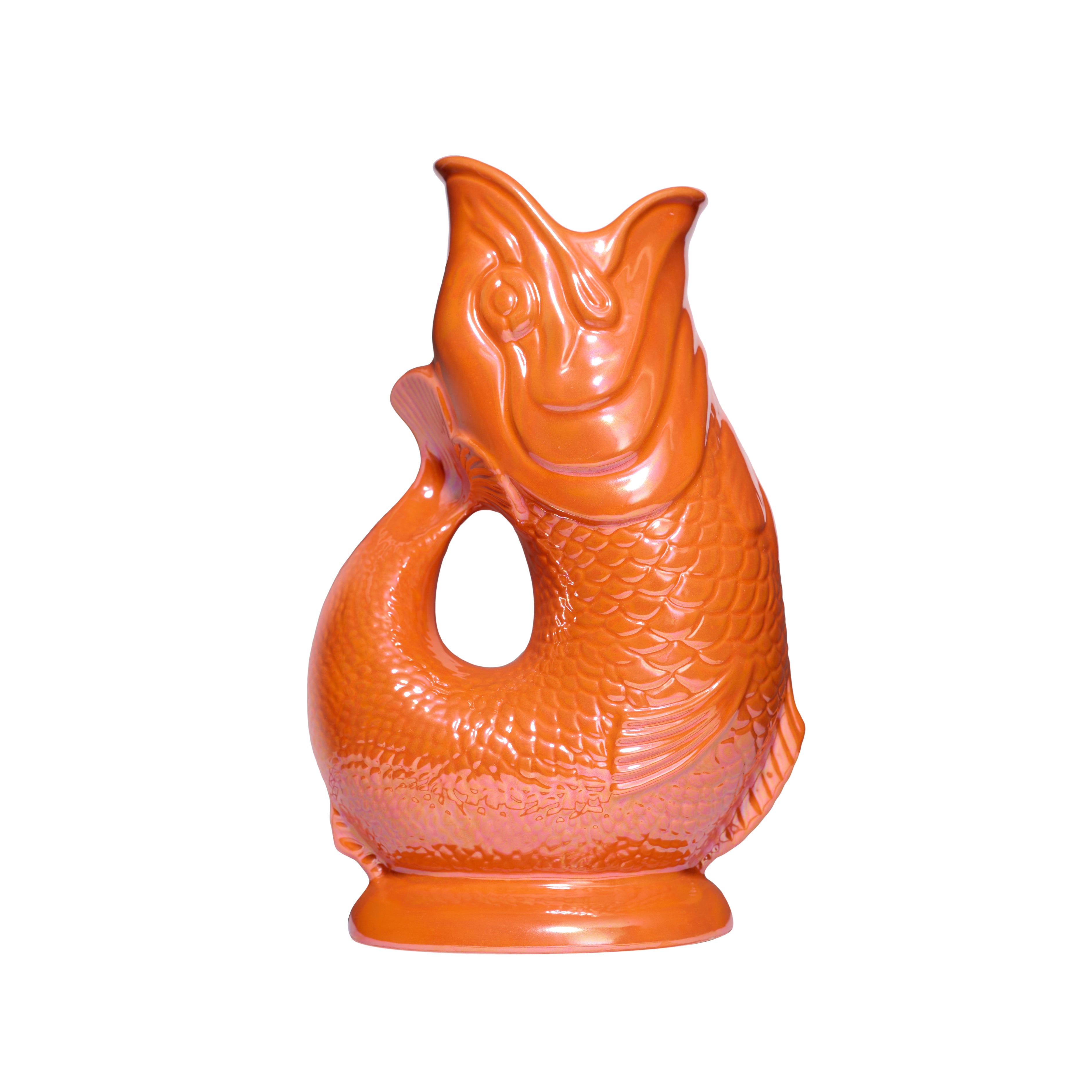 Orange Lustre Original Gurgling Gluggle Jug Water jug Vase ...