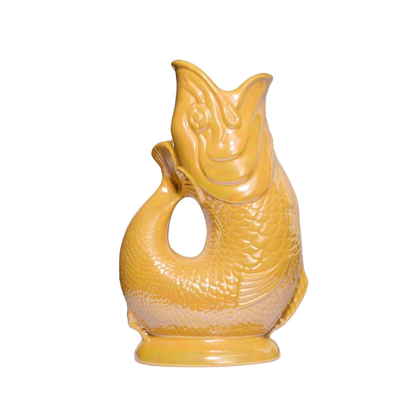 Yellow Lustre Original Gurgling Gluggle Jug Water jug Vase