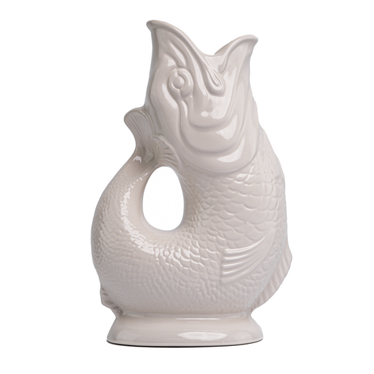 NEW- CREAM ORIGINAL GLUGGLE JUG