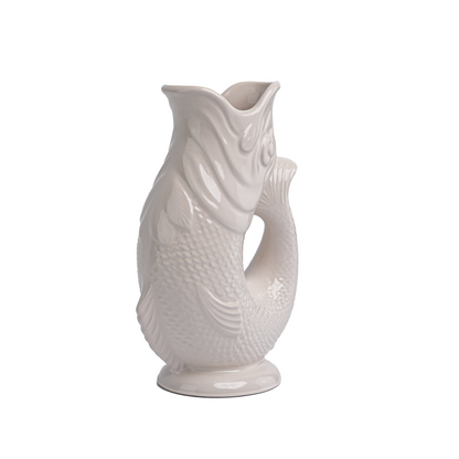 NEW! Cream Original Gluggle Jug
