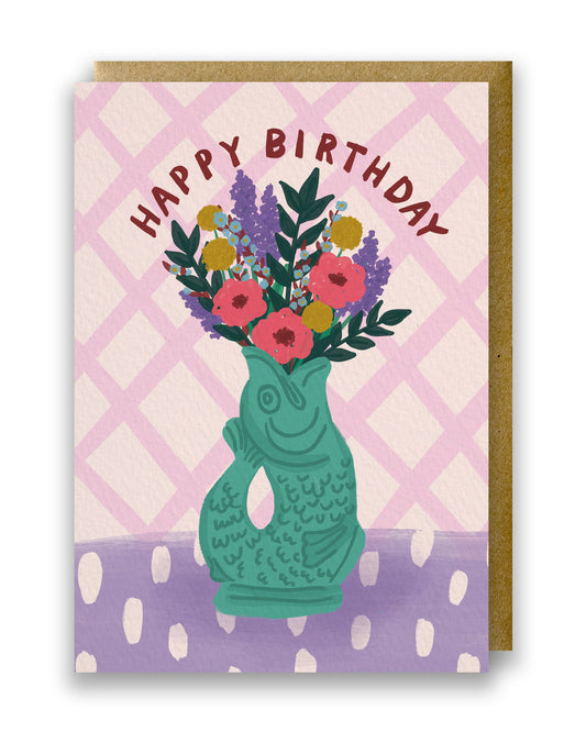 Gluggle Jug Greeting Card Happy Birthday