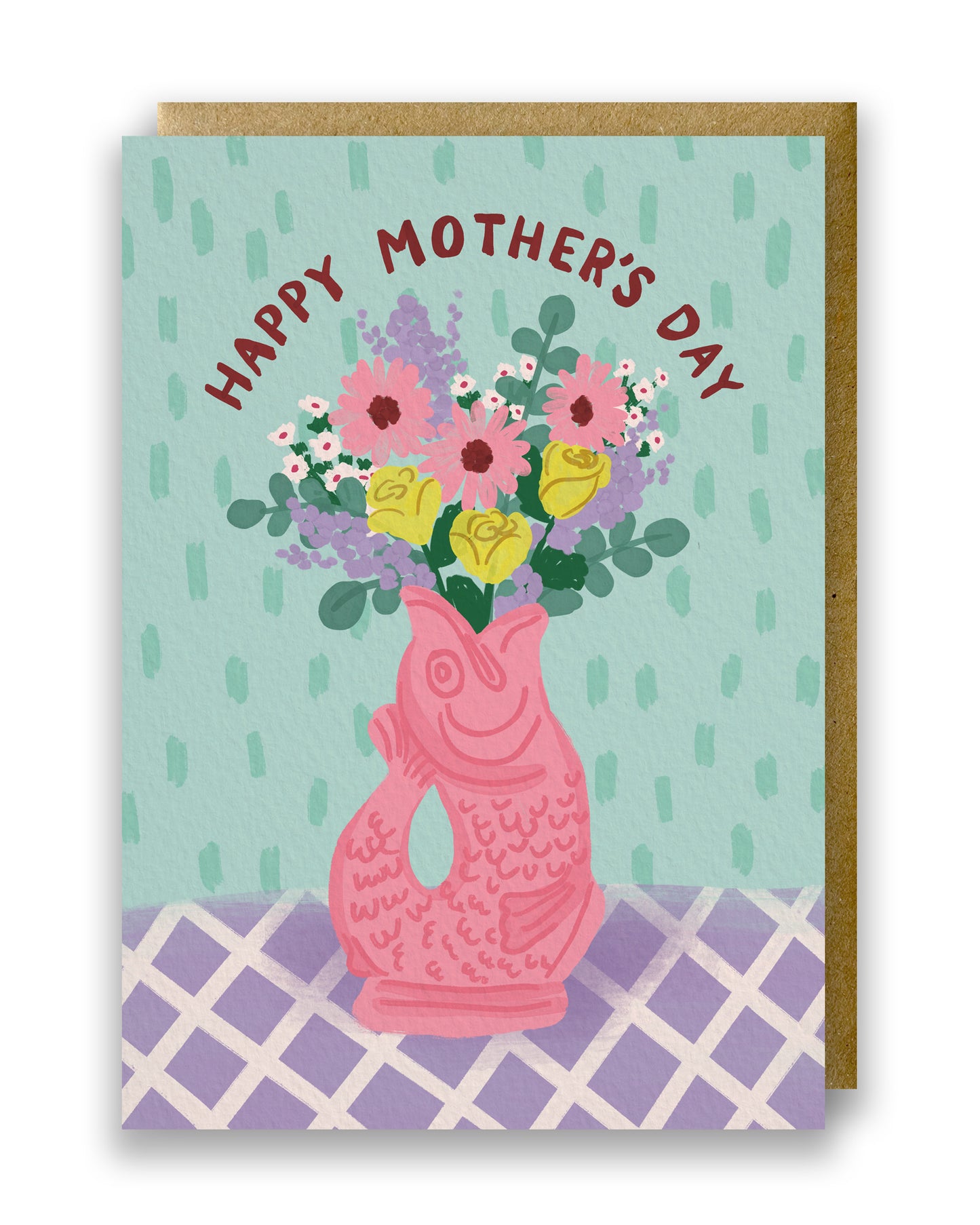 Mothers Day Greeting Gluggle Jug Card