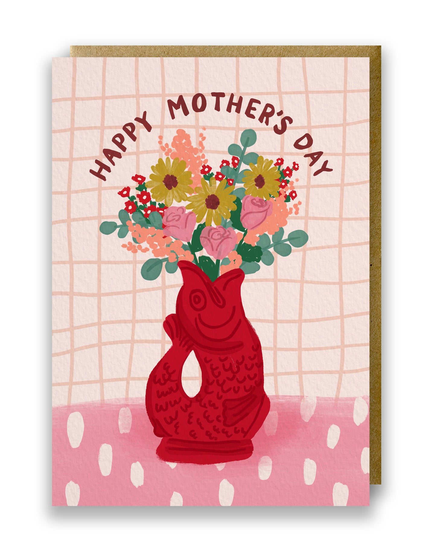 Mothers Day Greeting Gluggle Jug Card