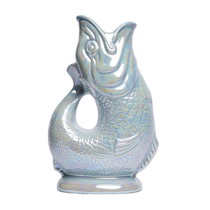 Pale Blue Lustre Original Gluggle Jug