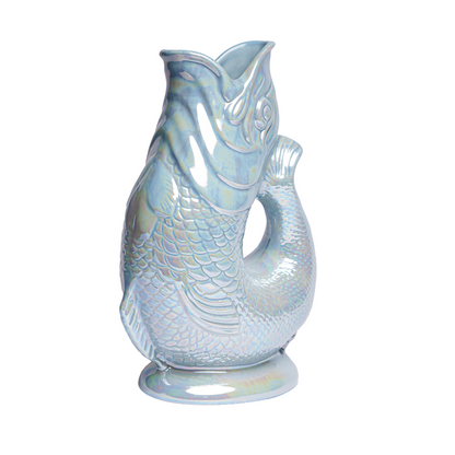Pale Blue Lustre Original Gluggle Jug