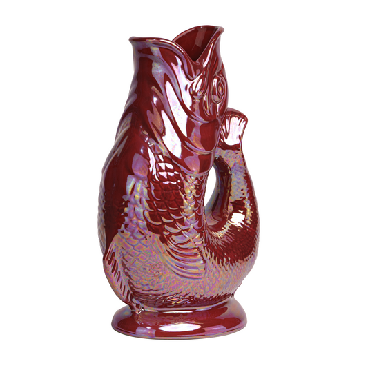 NEW! - Cranberry Lustre Original Gluggle Jug