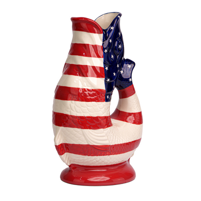 NEW - USA FLAG XL GLUGGLE JUG