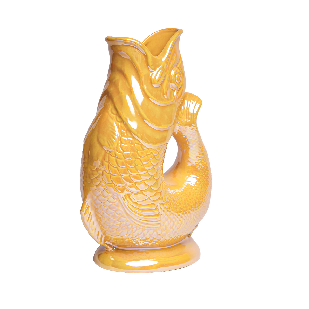 Yellow Lustre Original Gluggle Jug