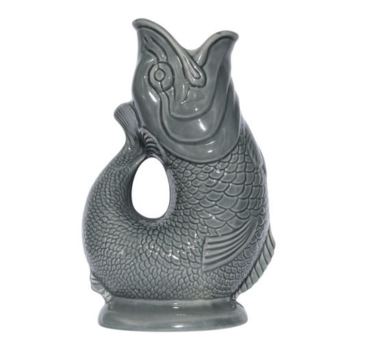 Dark Grey Original Gluggle Jug Pitcher Vase